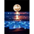 thumbnail image 1 of Diamond Drill Sparkling Lake Surface 5D Kits de pintura DIY Decoración de pared cuadrada completa FLhrweasw Nuevo, 1 of 9