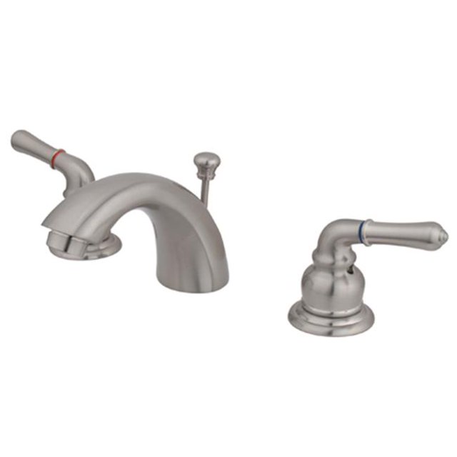 Robinet de Lavabo Mini à Deux Poignées 4 à 8 Po avec Pop-up de Vente au Détail