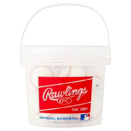 Rawlings 8 Pack Bucket of Official League (Best Baseballs For Autographs)