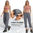 thumbnail image 4 of FEN AI Quick Dry Hiking Fishing Cargo Pants Women Athletic Joggers Workout Trousers Outdoor UPF 50+ Breathable Casual Pant Grey, 4 of 9