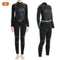 thumbnail image 4 of SLINX Traje de neopreno para mujer de 5 mm con siesta suave interior elástica que mantiene el calor para bucear y pescar submarina(M), 4 of 10