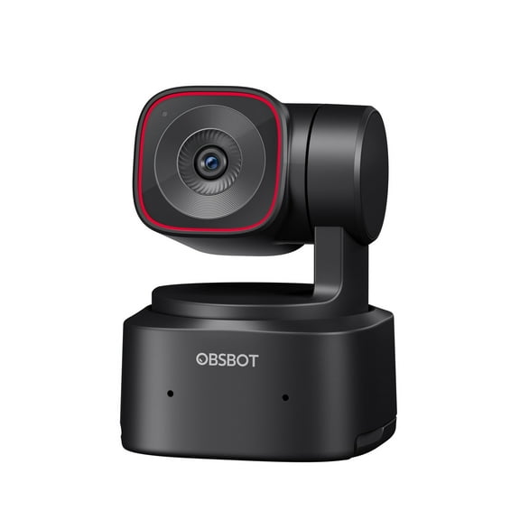 OBSBOT Tiny 2 Lite 4K Webcam with AI Tracking – 1/2" Sensor, 60FPS, Auto PTZ & Gesture Control, Dual Mics – for Streaming, Meetings, Video Calls (PC/Mac/Laptop)