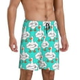 thumbnail image 6 of Mens Pajama Shorts, Strong Goose Sleep Shorts Men Pajama Bottoms Lounge PJ Shorts with Pockets, 6 of 6