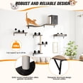 thumbnail image 3 of COZIWOW Wall Mounted Cat Furniture, Cat Wall Shelves and Perches, Floating Cat Shelves for Wall Set of 5, Grey, 3 of 9