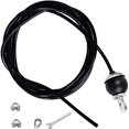 thumbnail image 1 of Cable de repuesto para polea de LAT para gimnasio en casa de 400 cm, longitud ajustable para cable de sistema de polea Ma, 1 of 3