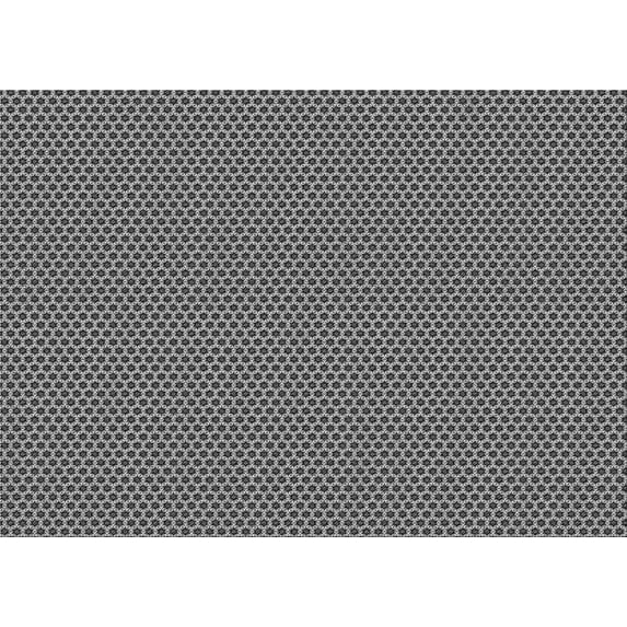 Ahgly Company Indoor Rectangle Patterned Dark Gray Black Area Rugs, 2' x 4'