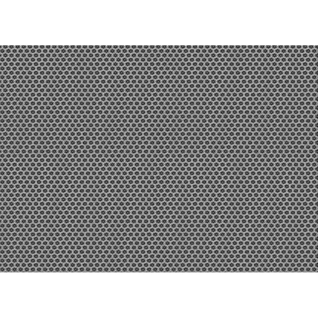 Ahgly Company Machine Washable Indoor Rectangle Transitional Dark Gray Black Area Rugs, 8' x 12'
