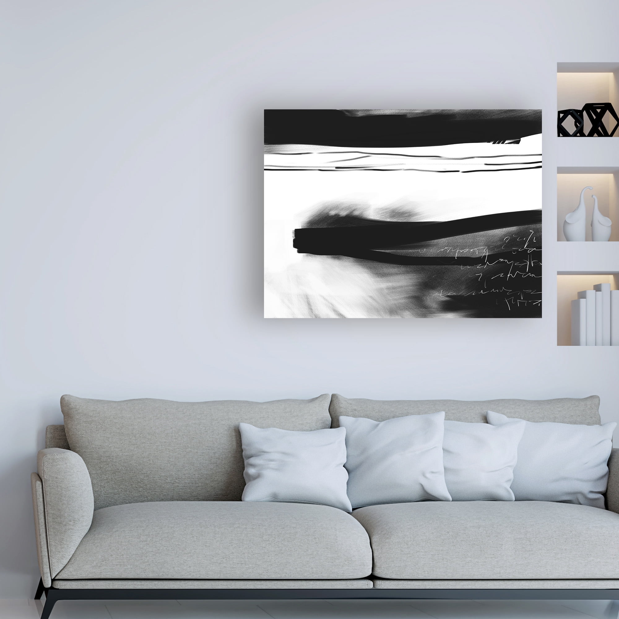 Trademark Fine Art 'Letter No. 2' Canvas Art by Simona Goca