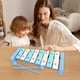 thumbnail image 1 of Fiudx juguetes para niños pequeños Xilófono de ocho teclas de madera colorido para niños, instrumento musical temprano, juguete con sonido nítido, herramienta educativa para mejorar la coordinación o, 1 of 6