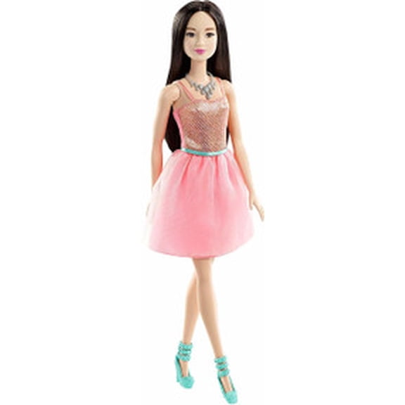 Barbie Glitz Doll, Coral Dress