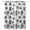 Jet Black, Pure White, variant on Tropical Botanical Blackout Curtains Light Blocking Print Window Curtains, Summer Palm Trees Black Thermal Insulated Window Drapes for Living Room Kitchen Cafe (2 Panels, 55"W x 39"L)