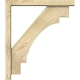 thumbnail image 3 of Ekena Millwork 4"W x 26"D x 30"H Merced Block Rough Sawn Bracket w/ Offset Brace, Douglas Fir, 3 of 25