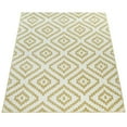 thumbnail image 5 of Modern Low-Pile Rug Geometric Moroccan Design in Pastel Colors in Yellow - 6'7" x 9'2" (6'x9'), 5 of 5