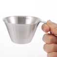 thumbnail image 2 of MasteelfCA Espresso Cup Stainless Steel Coffee Measuring Cup Coffee Extraction Cup Coffee Making Cup, 2 of 8