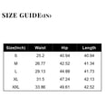 thumbnail image 2 of Wide Leg Pants for Women Casual Linen Palazzo Pants with Pockets Ladies Pull On High Waisted Beach Trousers, L, 2 of 5