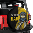 thumbnail image 2 of Lotusprinthandmade Funny Jesus Spare Tire Cover Without Backup Camera Hole, Jesus Spare Tire Cover, 2 of 7