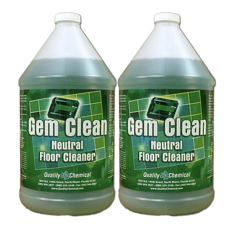 Gem Clean - a neutral floor cleaner concentrate - 2 gallon case
