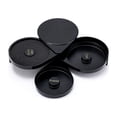thumbnail image 2 of Inteprter Barra de cristal de 3 niveles Rimmer, caja de sal para bebidas, soporte multicapa para fiestas, jugo en polvo, borde de bebidas, Barra de herramientas, 2 of 6