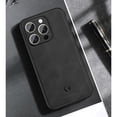 thumbnail image 6 of TECH CIRCLE for iPhone 16 Pro TPU+PC & PU Leather Case , Anti-Vibration & Anti-Slip Ultralight Luxury Case, Compatible with Magsafe for Men & Women,Brown, 6 of 13