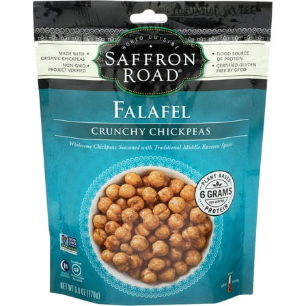 Saffron Road Crunchy Chickpeas Falafel, 6 Oz