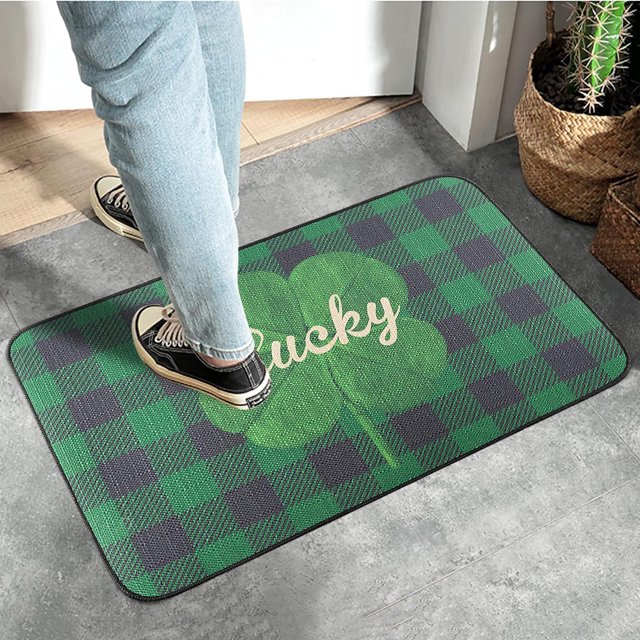 St Patricks Day Decorations,1Pcs Floor Mats Holiday Mats Welcome Door Mats Polyester Door Mats St. Patricks Day 1Pcs Floor Mats,1Pcs Floor Mat Clearance