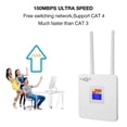 thumbnail image 5 of Riousery 4G LTE Wireless Router with SIM Card Slot 300Mbps Unlocked Mobile WiFi Hotspot 2 Detachable Antennas 100-240V EU Plug 9.45 inches / 24 cm[cite: 1], 5 of 9