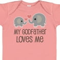 thumbnail image 4 of Inktastic My Godfather Loves Me Godson Boys or Girls Baby Bodysuit, 4 of 5