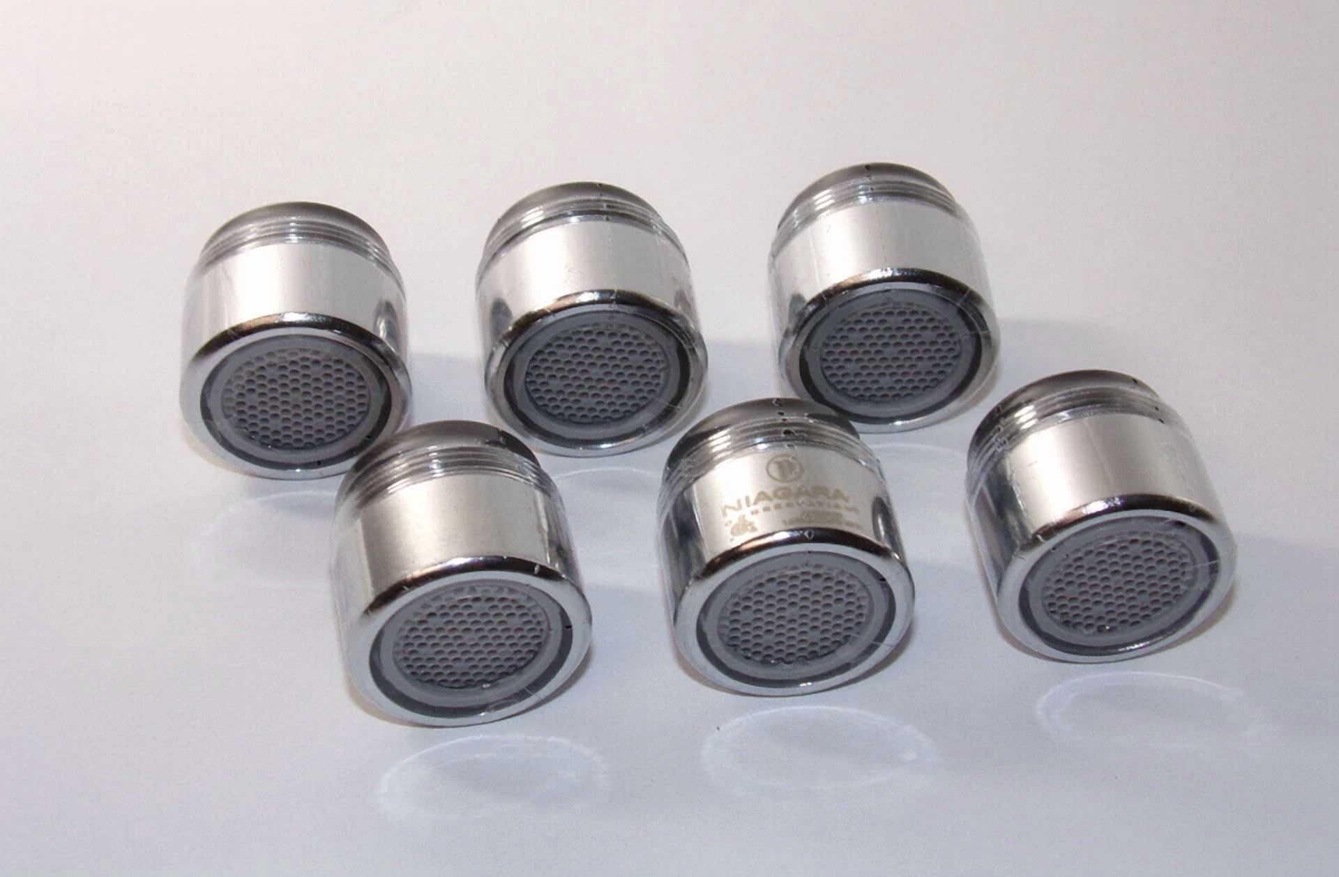 FLINT - New Niagara N3104-Pc 1.5 Gpm Dual Thread Bubble Spray Faucet Aerator (6Pk)
