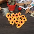 thumbnail image 4 of Cabezas de flores de Margaritas artificiales Ticfox 100 Piezas 11 colores, 4 of 5