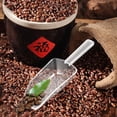 thumbnail image 3 of 8Pcs Plastic Scoop Mini Clear Flour Ice Candy Dessert Buffet Popcorn Scoop Shovel (White), 3 of 5