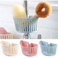 thumbnail image 2 of Practical Kitchen Gadgets Kitchen Faucet Organizer Drain Basket Sink (blue), 2 of 3