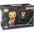 thumbnail image 3 of FUNKO POP! & TEE: Marvel - Holiday Iron Man(GW) - M, 3 of 3