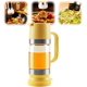 thumbnail image 1 of Tarro dispensador de miel, nuevo dispensador de miel de vidrio 2024 con soporte, tarro de miel antigoteo de 12 oz con asa para café o té, ideal para miel y jarabe (blanco), 1 of 7