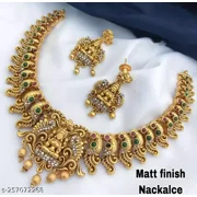 FIRST RAY MART Beautiful Necklace Set /Indian Women Jewellery Gold Plated Fashion Jewelry/Designer Pearl Necklace / Wedding Wear Bridal Gift