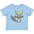 thumbnail image 3 of Inktastic Hipster Raccoon, Raccoon With Glasses, Flowers Boys or Girls Baby T-Shirt, 3 of 5