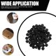 thumbnail image 3 of FOMIYES 100Ud Tapones Negros Para Agujeros De Muebles Con Superficie Lisa Y Duradera, 3 of 6