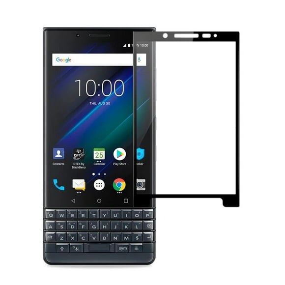 [PST] Blackberry KeyTwo Key2 Full Cover Screen Protector, Premium Full Coverage Tempered Glass Screen Protector with Case Friendly & Bubble Free