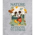 thumbnail image 3 of Disney - Mickey Nature The Antidote To Stress - Men's Crew Fleece Sweatshirt, 3 of 5