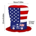 thumbnail image 7 of Independence Day Top Hat, 250th Anniversary Flag Costume Patriotic Accessory for 4th of July Party Supplies and Theme Decor,July 4th Decorations, 7 of 7
