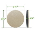 thumbnail image 5 of Super Sliders 3-1/2" Round Furniture Sliders – 4 Pack, Heavy-Duty Felt Pads for Hardwood & Hard Surface Floors (Beige), 5 of 7