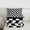 Black White, variant on Feelyou Fashion Square Buffalo Twin Comforter Sets, Vintage Plaid Bedding Set, 2 Pieces