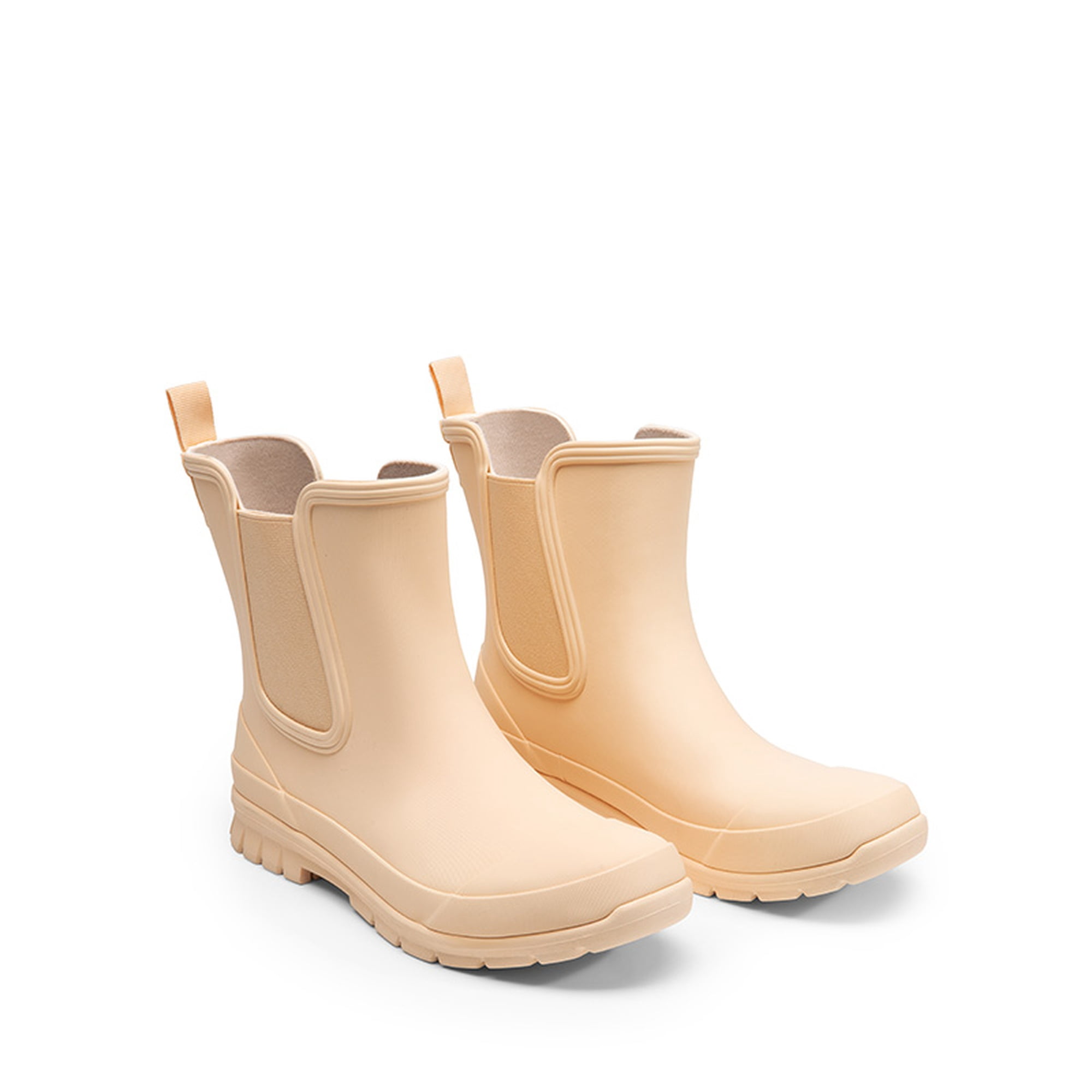 DREAM PAIRS Women's Waterproof Chelsea Rain Boots, Slip-Resistant Ankle Rubber Boots for Outdoor Wear