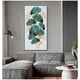 thumbnail image 2 of 1pcs Green Golden Plant Leaf Wall Poster, Wall Canvas, Canvas Painting, Frameless 15.7x31.5in, 2 of 4