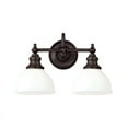 thumbnail image 2 of Hudson Valley Lighting 5902 Sutton 2 Light 16" Wide Bathroom Vanity Light - Bronze, 2 of 2