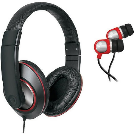 ISD HEADSET DJ S.2/1 BLACK&RED