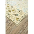 thumbnail image 3 of Feizy Saphir Mah Modern Floral & Botanical, Tan/Gray/Blue, 2'2" x 4' Accent Rug Sheen Cottage Distressed Design Carpet for Living Dining Bed Room, 3 of 4