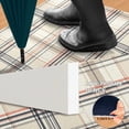 thumbnail image 2 of Yayeee Doormat for Inside 20"x32" Absorbent Low-Profile Washable Non-Slip Rubber Backed Entryway Rug, Beige Plaid Pattern, 2 of 8