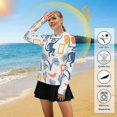 thumbnail image 5 of FORMRS Womens Long Sleeve Shirts UPF 50+ Sun Protection Quick Dry Fishing Hiking Tops, Size S-2XL, Tropical Jungle Vibes, 5 of 8