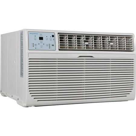 Keystone - 8,000 BTU 115V Through-the-Wall Air Conditioner with Follow Me LCD Remote Control - White