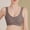 Coffee, variant on Women's Push-up Breathable Jelly Bra, Soft Nylon Spandex, Everyday Fashion Underwear